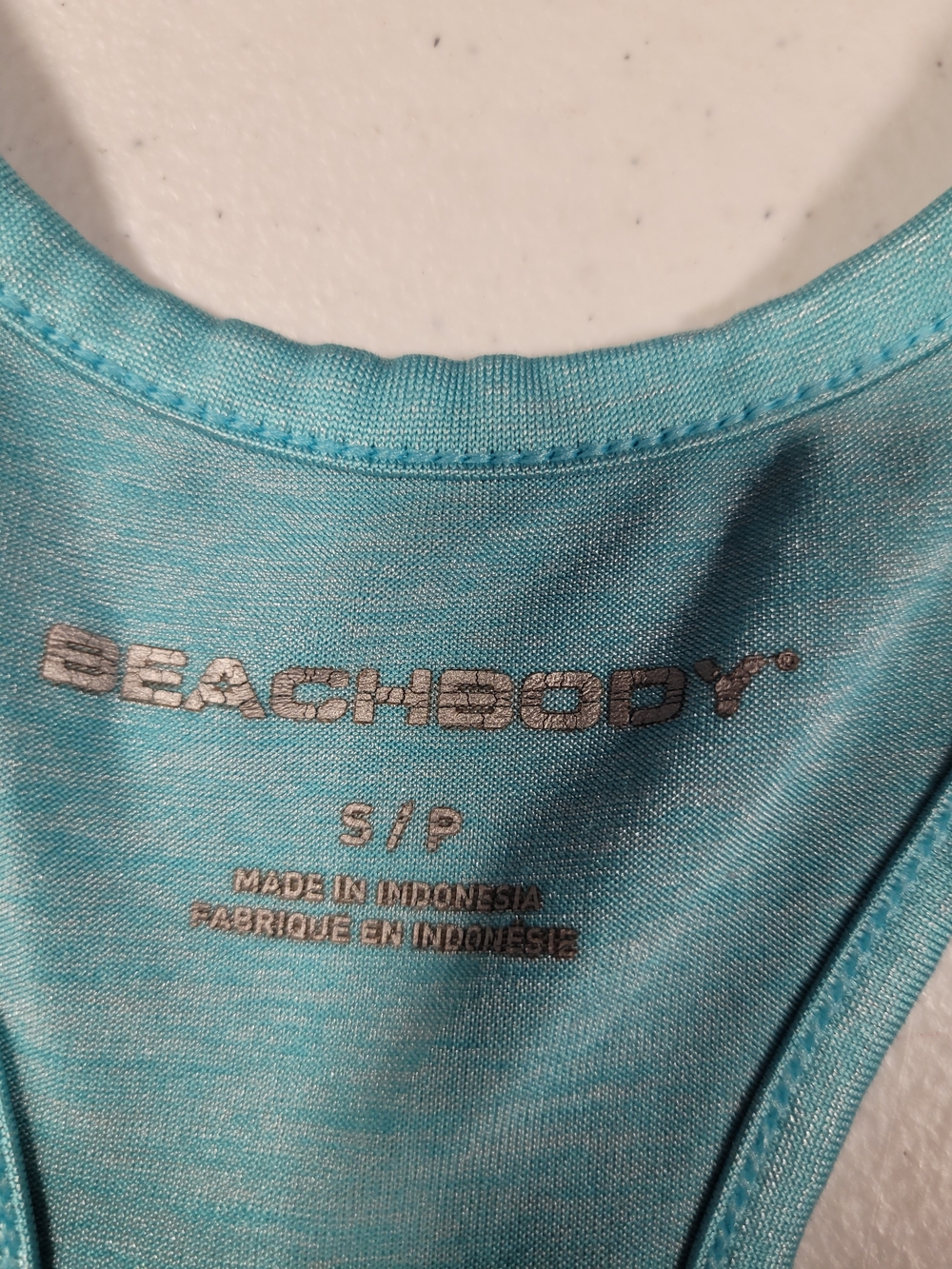 Beachbody Coach Racerback Tank in Light Aqua - Picture 2 of 3